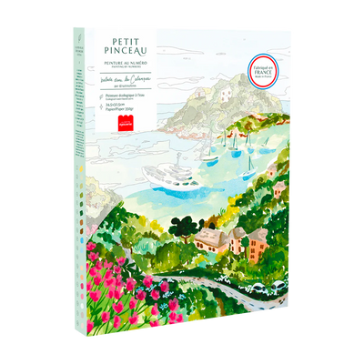 LA PETITE ÉPICERIE Peinture par numéros Balade dans les calanques Vert