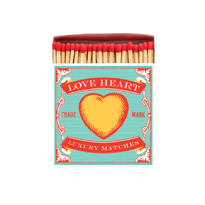 ARCHIVIST Allumettes Love heart Bleu