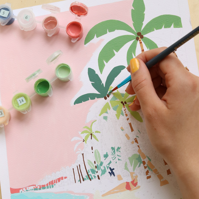 La Petite Epicerie Peinture par numéros BORA-BORA