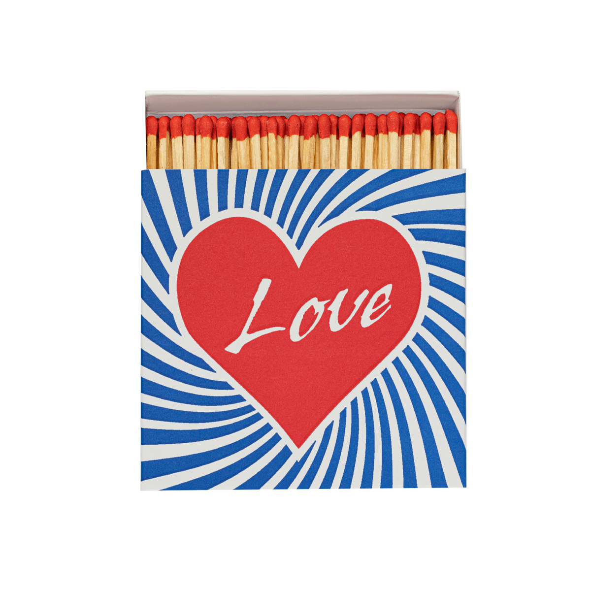 ARCHIVIST Allumettes Love Bleu, rouge