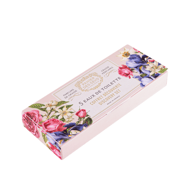 PANIER DES SENS Coffret cosmétique Coffret découverte eaux de toilette Rose, iris, fleur d'oranger, jasmin, verveine 10ML