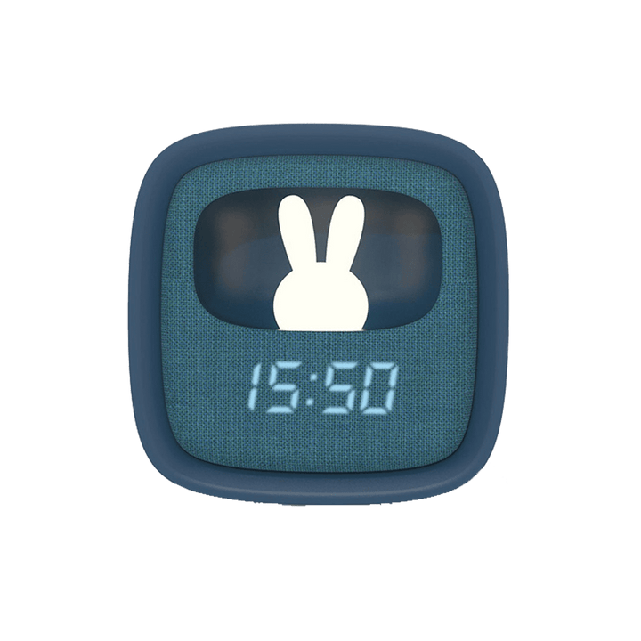 MOBILITY ON BOARD Réveil Mob billy clock veilleuse lapin Bleu marine