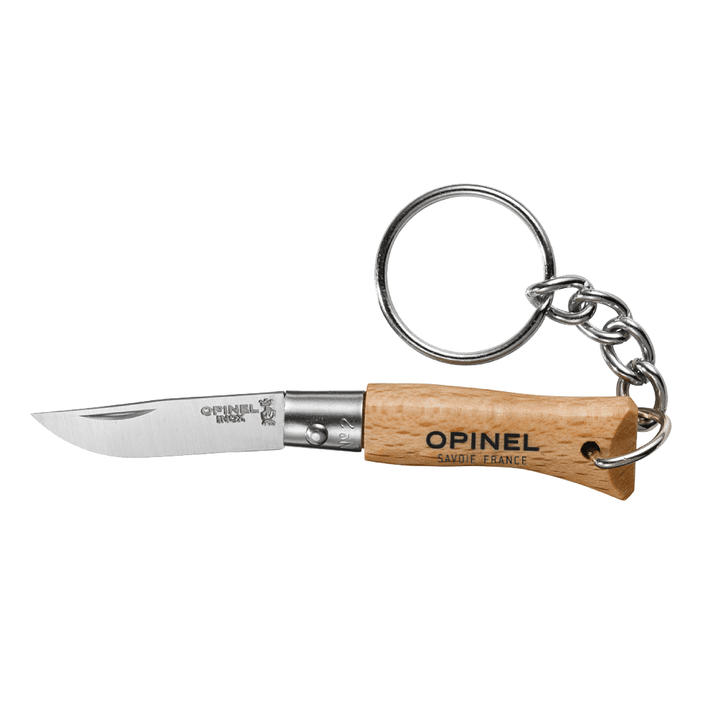OPINEL Porte-clés N02 hetre inox Beige