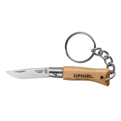 OPINEL Porte-clés N02 hetre inox Beige