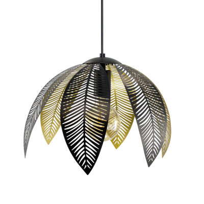 Suspension Vesca Noir et or