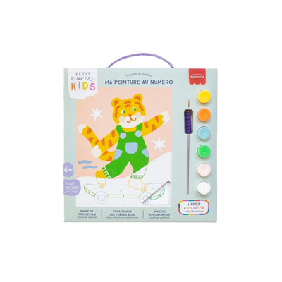 LA PETITE ÉPICERIE Kit de peinture Titi skate Multicolore