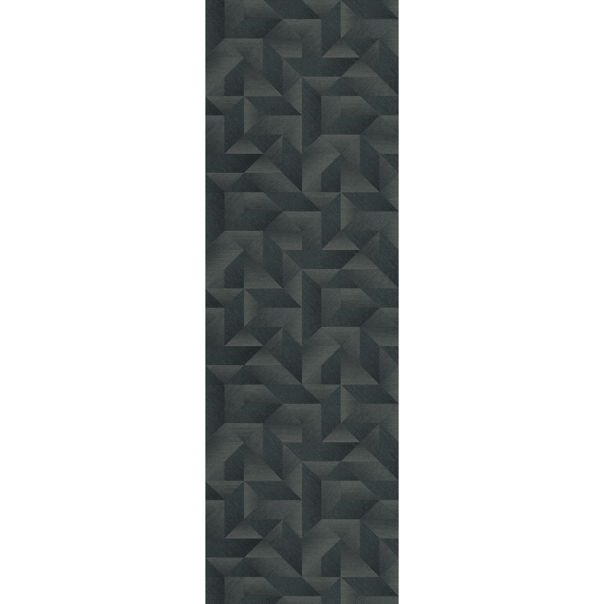 Papier peint intissé Zakary Bleu grisé et taupe