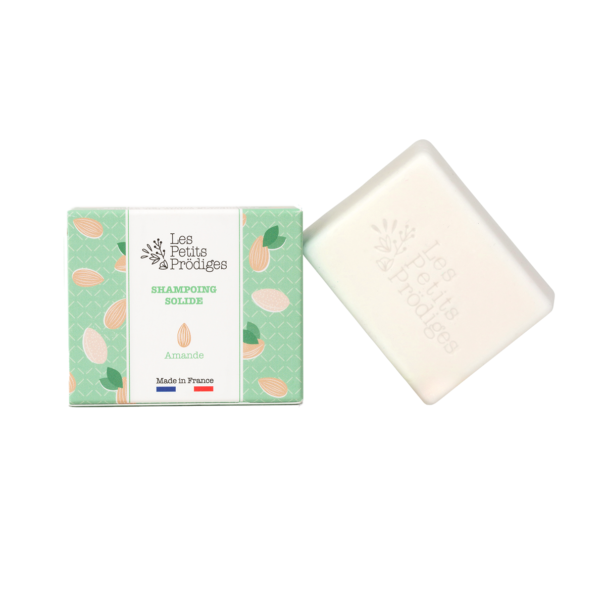 LES PETITS PRÖDIGES Shampoing solide Amande Vert Amande 80G