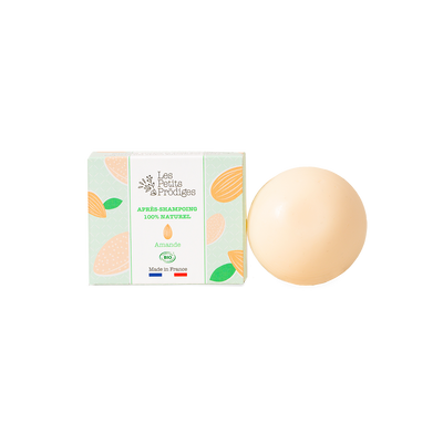 LES PETITS PRÖDIGES Soin cheveux Après-shampoing solide amande Vert Amande 50G