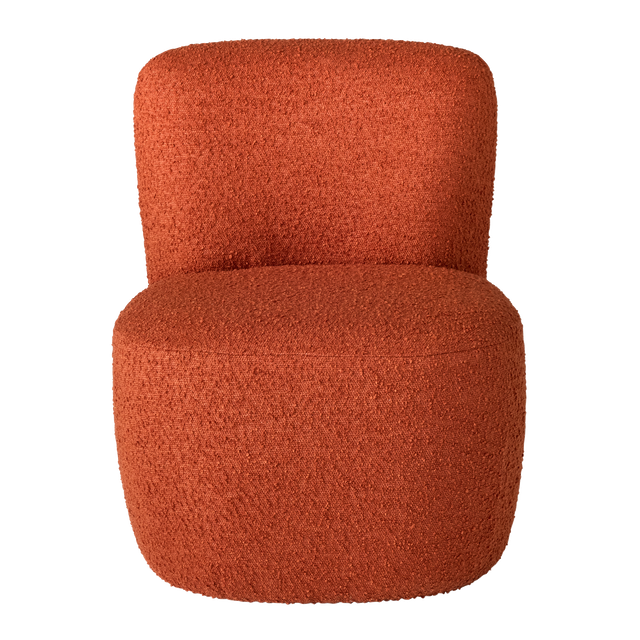 Fauteuil MARLA coloris terracotta