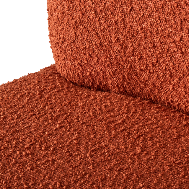 Fauteuil MARLA coloris terracotta