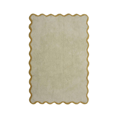 Tapis Bloom Ivoire/moutarde