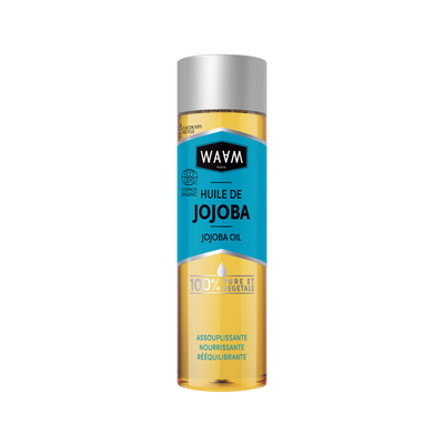 WAAM Huile corps et visage Huile de jojoba bio Bleu 75ML