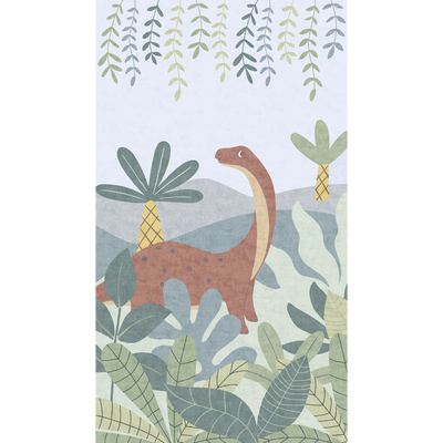 Papier peint panoramique L Dinolo Multicolore Satiné