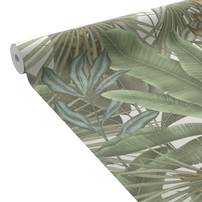 Papier peint intissé pré-encollé Maribo Vert forêt