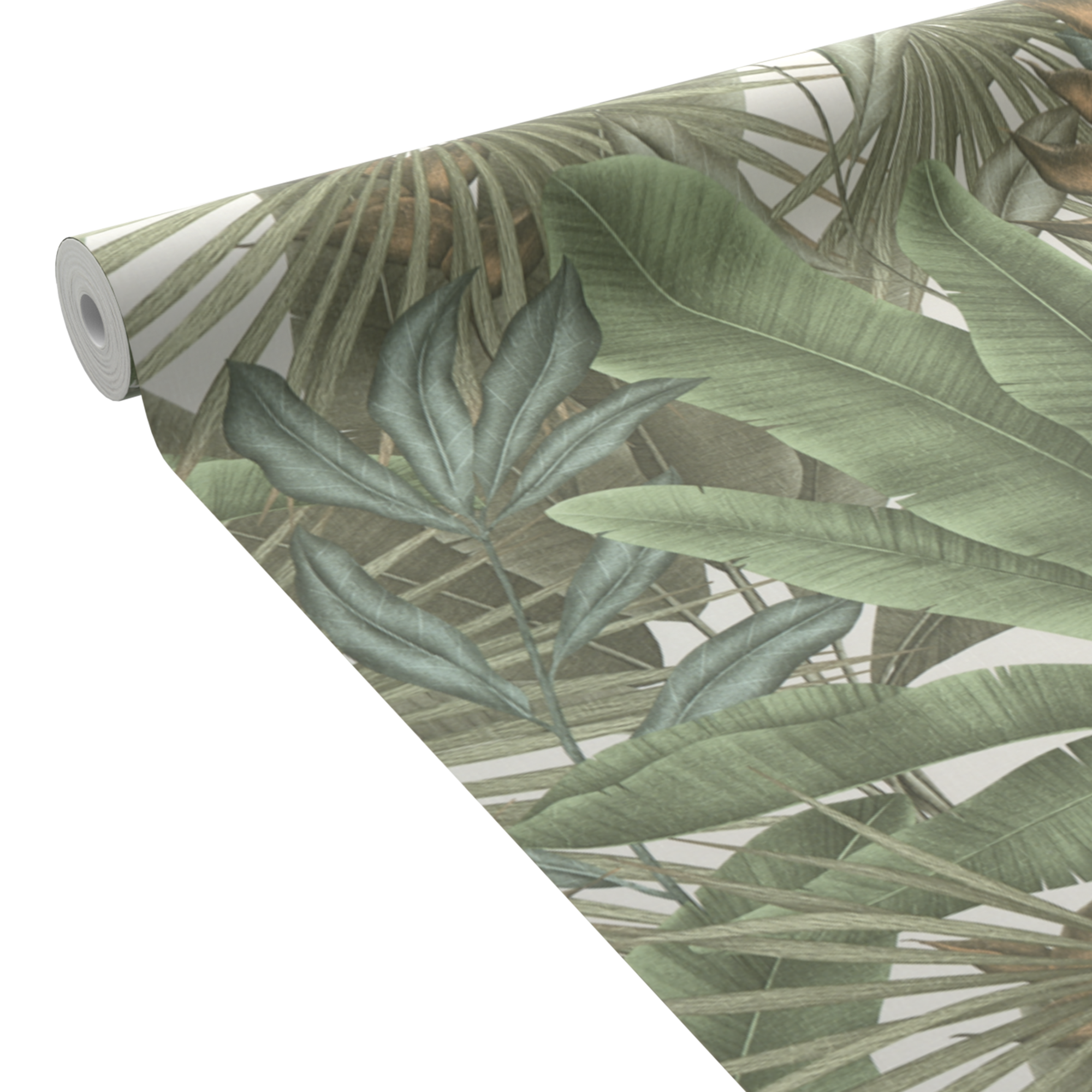 Papier peint intissé pré-encollé Maribo Vert forêt