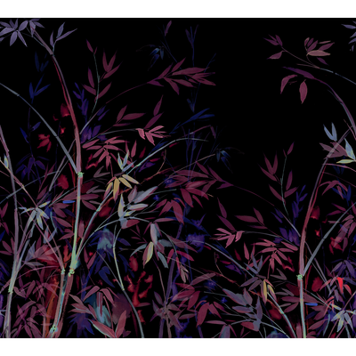 Papier peint panoramique XL Indy Noir Satiné