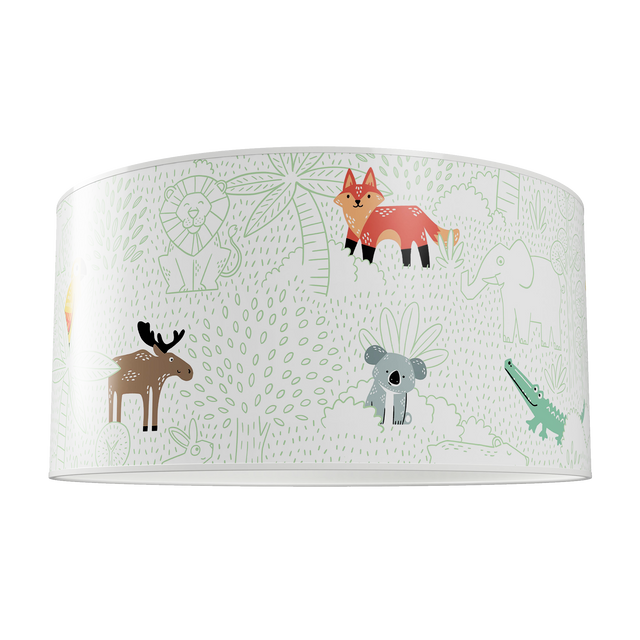 4MURS Suspension AROUND THE WORLD multicolore 19 x 38 cm