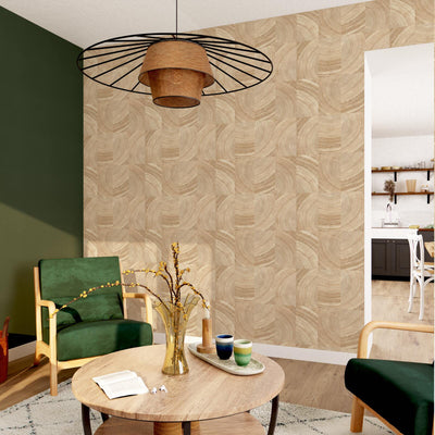 4MURS Papier peint intissé Barry Bois clair