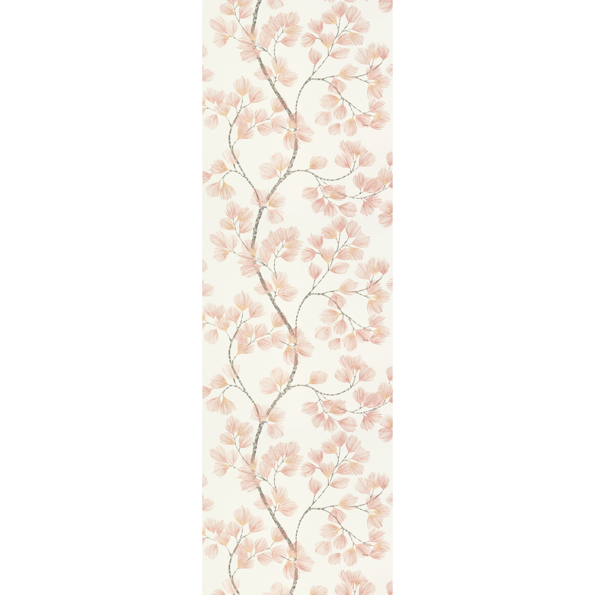 Papier peint intissé Albizia Rose poudré