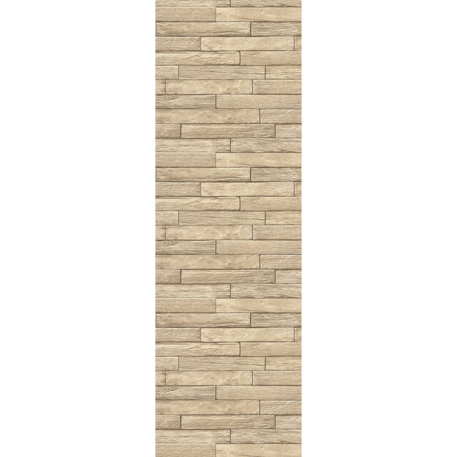 Papier peint intissé BURNT WOOD coloris bois clair