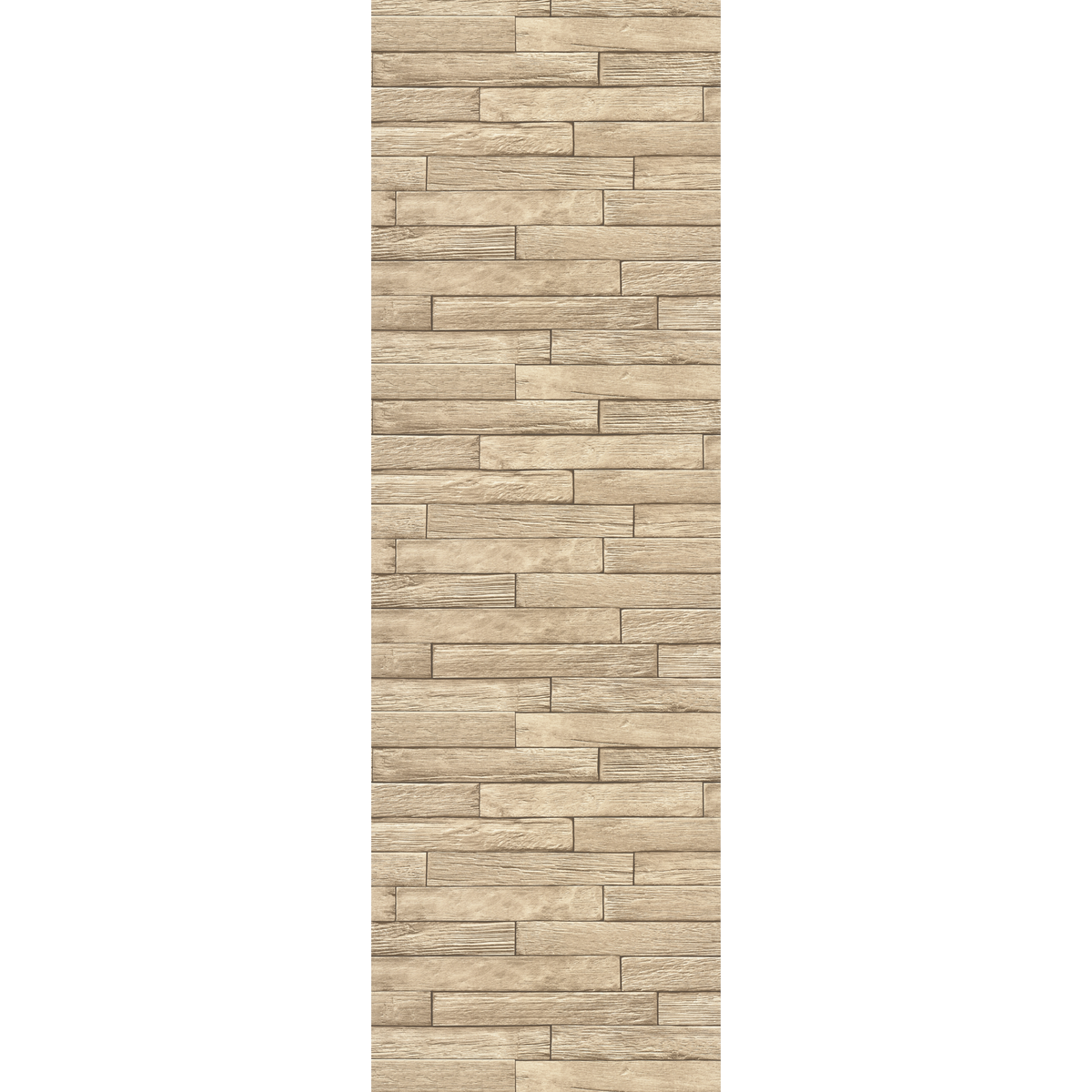 Papier peint intissé Burnt wood Bois clair