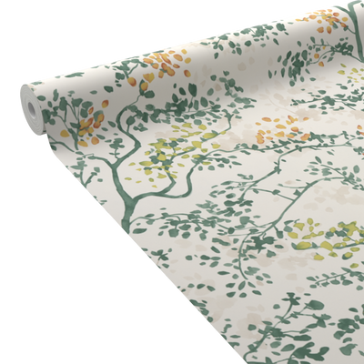 Papier peint intissé Amaya Vert anglais