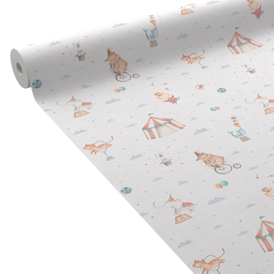 Papier peint intissé Circus Multicolore