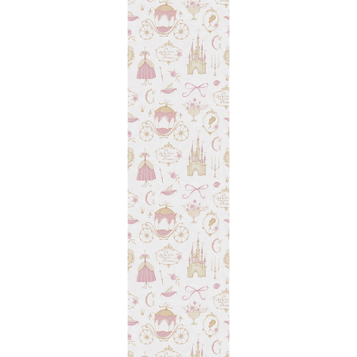 Papier peint intissé Rosaly land Rose dragée