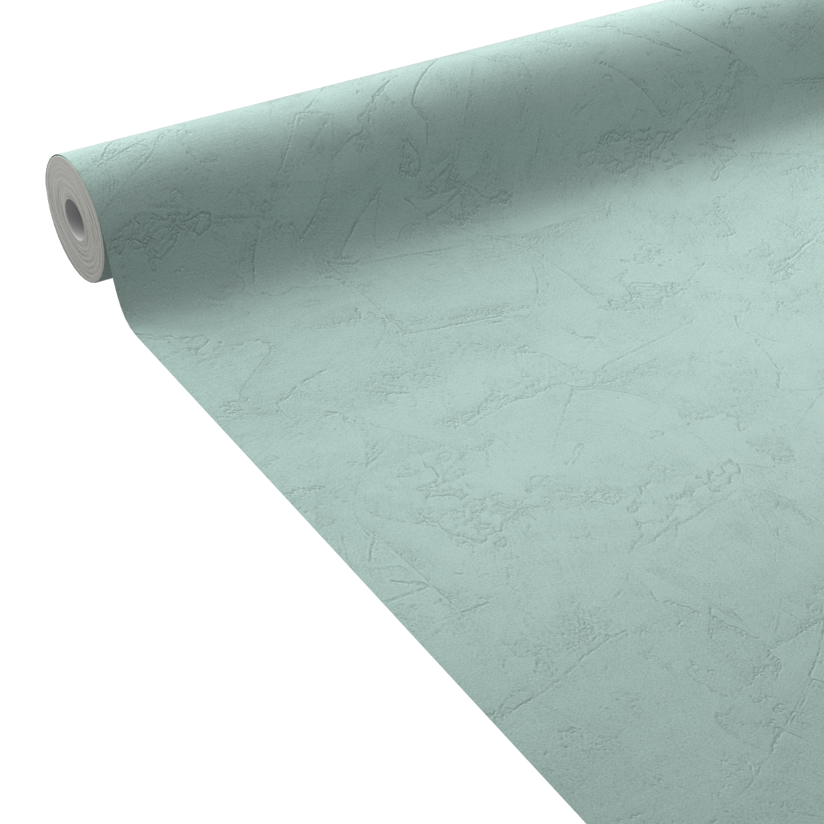 4MURS Papier peint intissé Ravenne Bleu glacier Crépi grésé