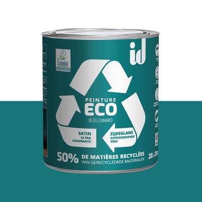 ECO ID Peinture Eco Bleu canard Satiné 2L