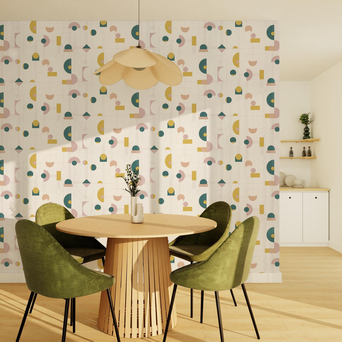 Papier peint intissé Nola Multicolore