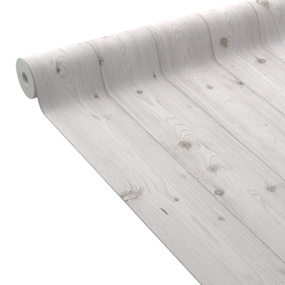 Papier peint Board Blanc grisé