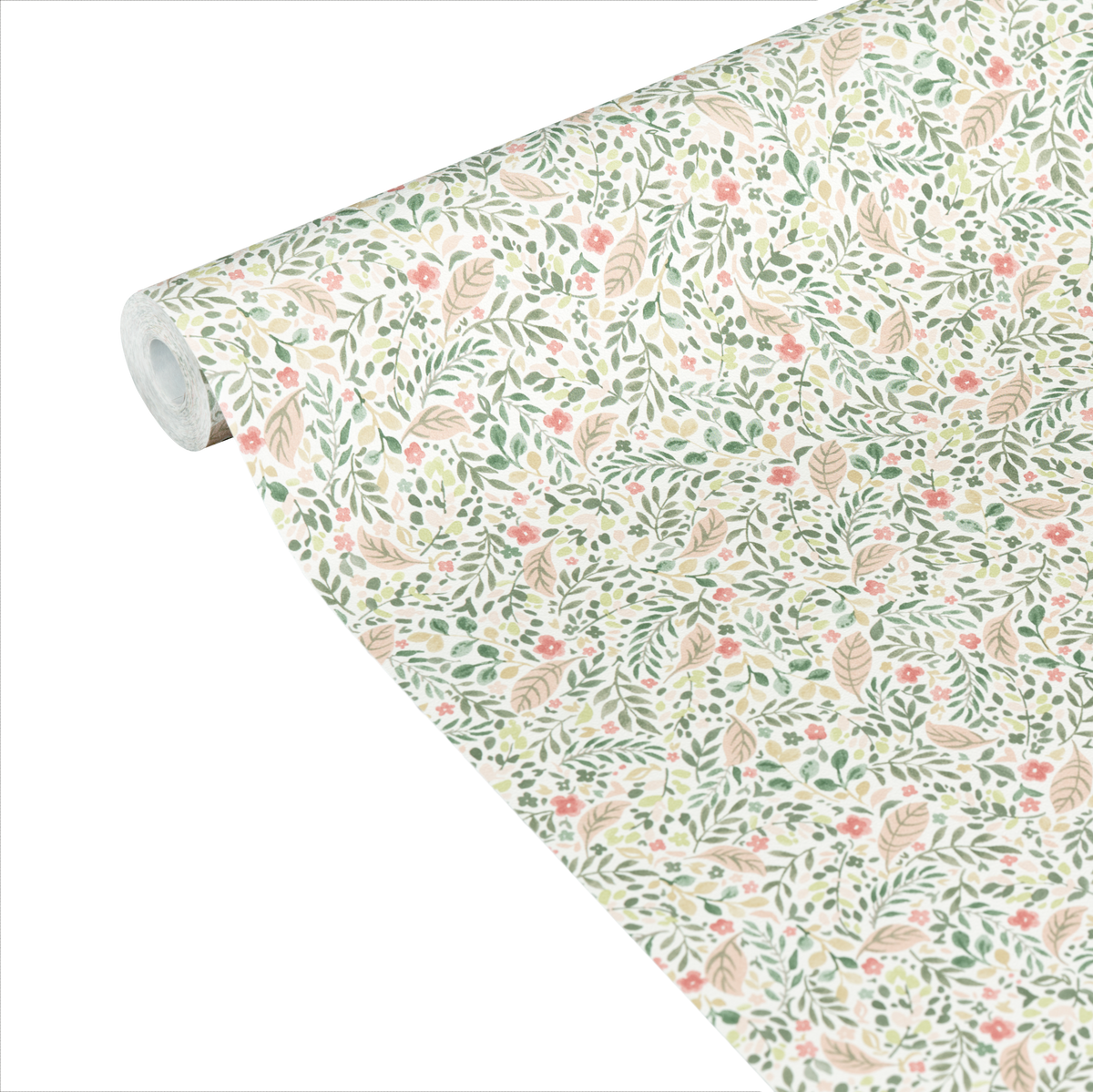 Papier peint intissé Naomi Vert et rose