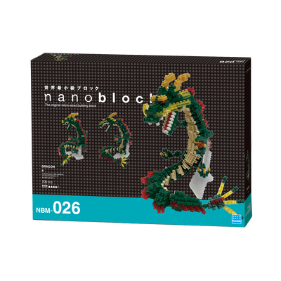 NANOBLOCK Jeu de construction Dragon deluxe Vert
