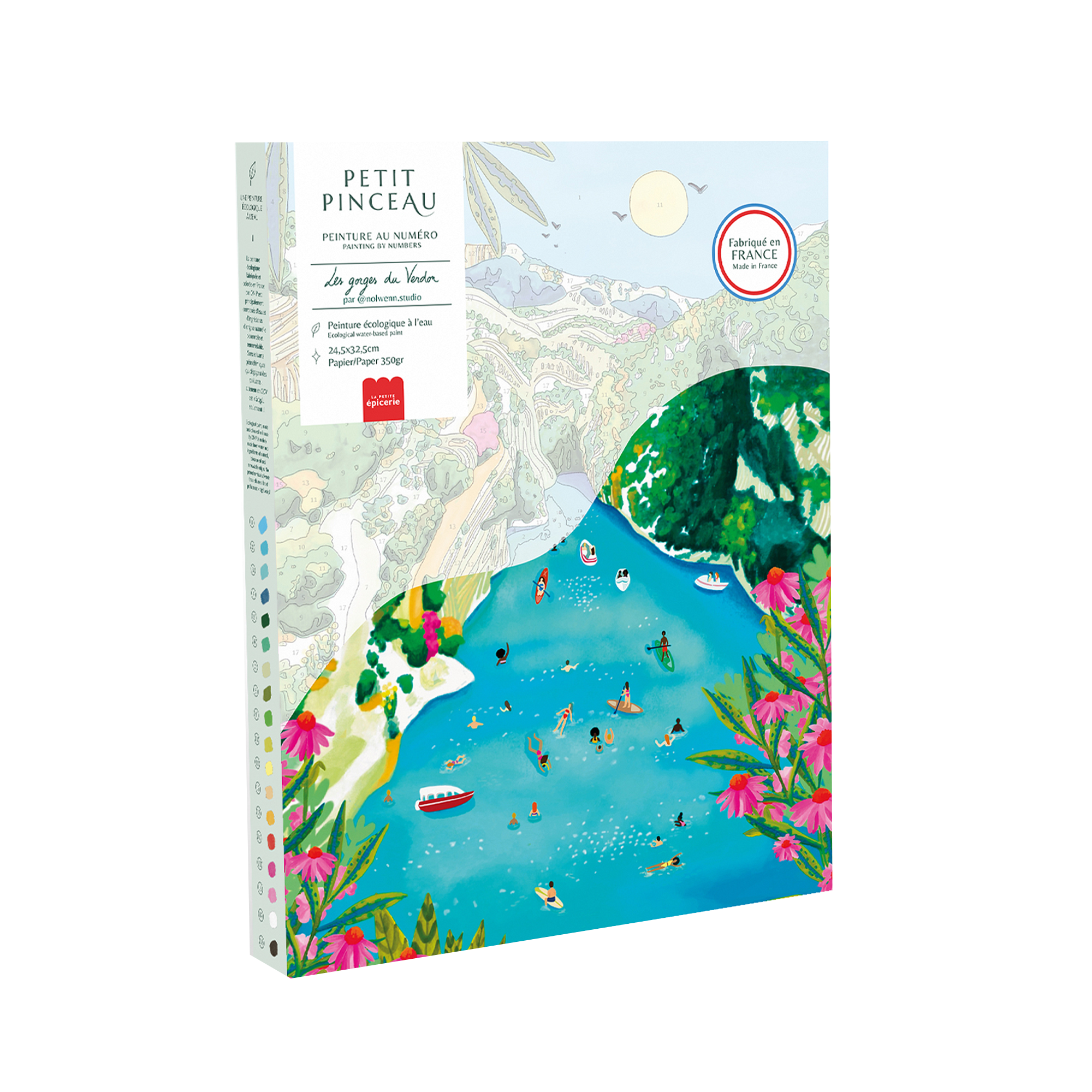 LA PETITE ÉPICERIE Peinture par numéros Gorges du verdon Multicolore