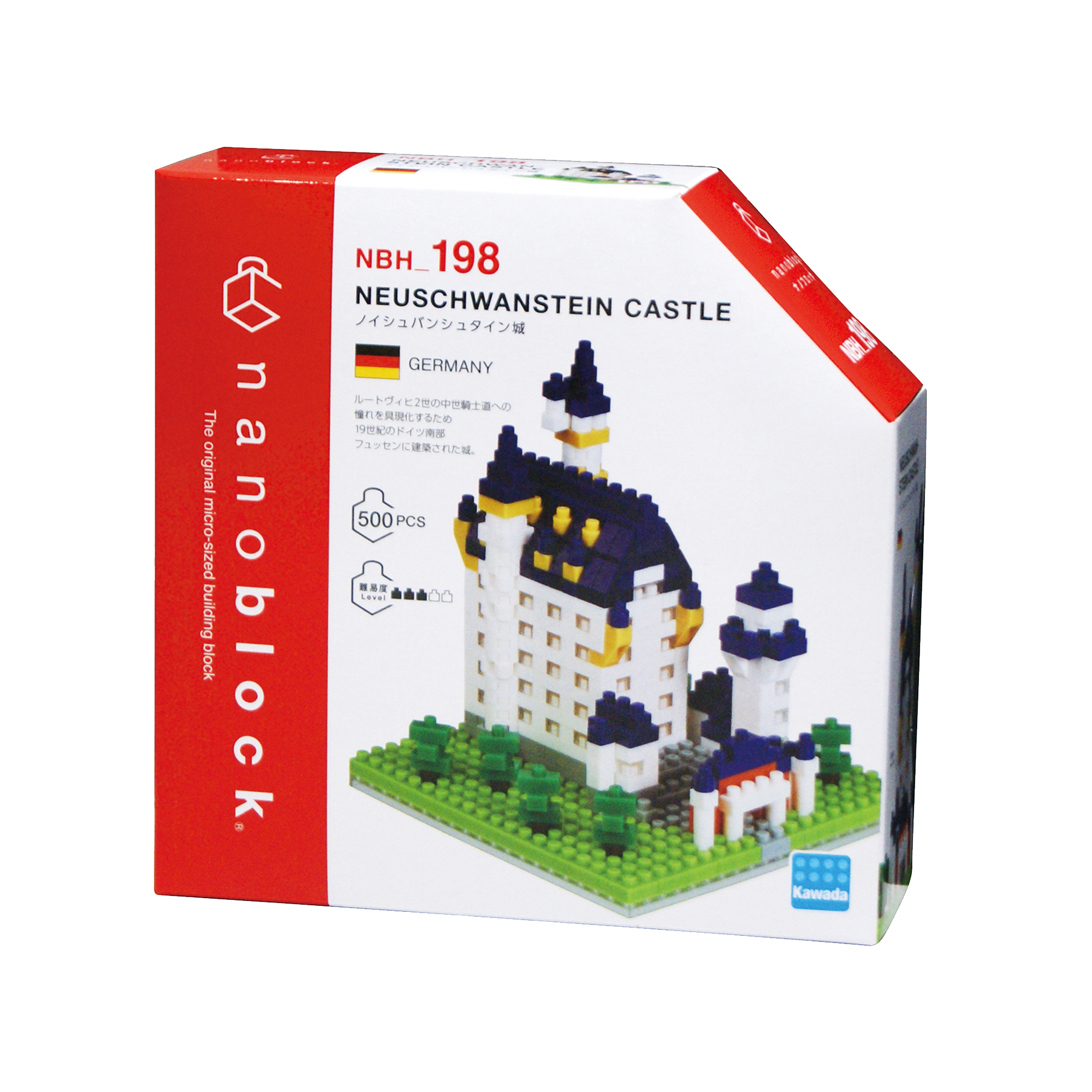 NANOBLOCK Jeu de construction Chateau de neuschwanstein Blanc