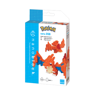 NANOBLOCK Jeu de construction Mega dracaufeu y Orange