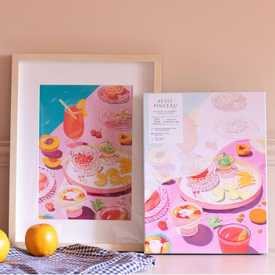 LA PETITE ÉPICERIE Peinture par numéros Summer dreams Multicolore