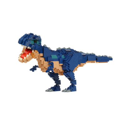 NANOBLOCK Jeu de construction Giganotosaurus Bleu