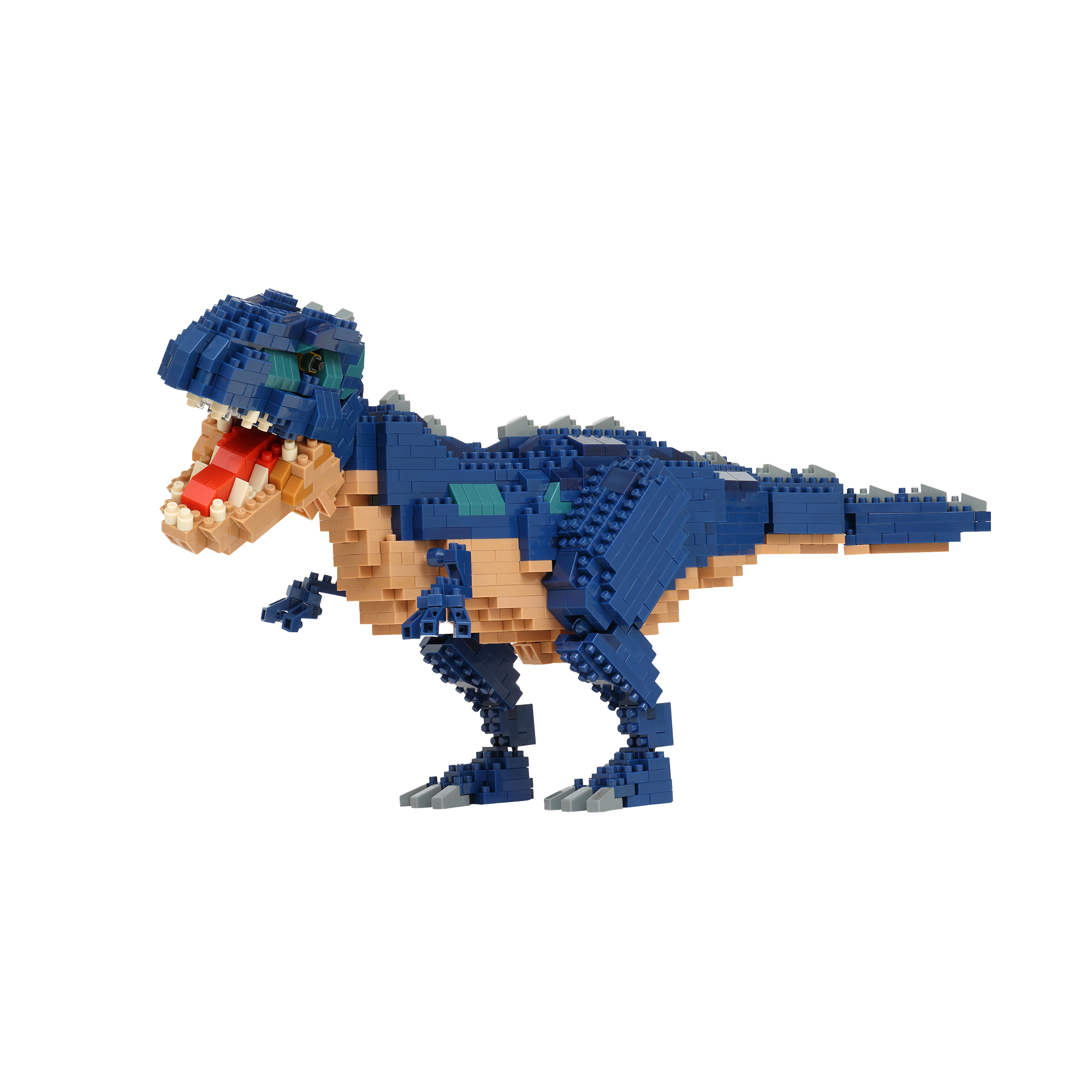 NANOBLOCK Jeu de construction Giganotosaurus Bleu