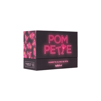 HELLOFUN Jeu de cartes Pompette Noir