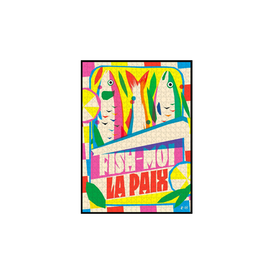 PIECE & LOVE Puzzle Fish-moi la paix Multicolore