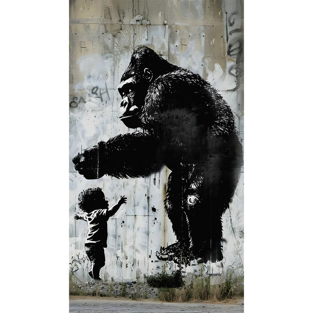 Papier peint panoramique L GORILLA 159 x 280 cm