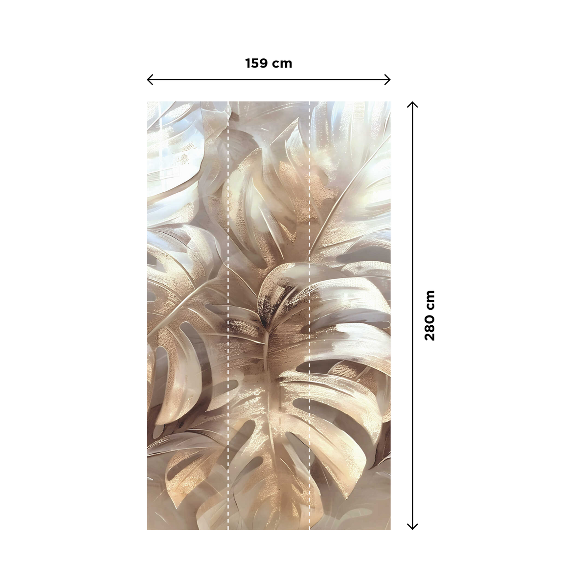 Papier peint panoramique L Deliciosa Mordoré mat Trame