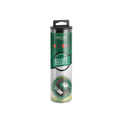 Jeu de société Game tubes belote Vert