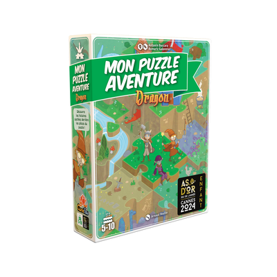 Puzzle Aventure dragon Vert