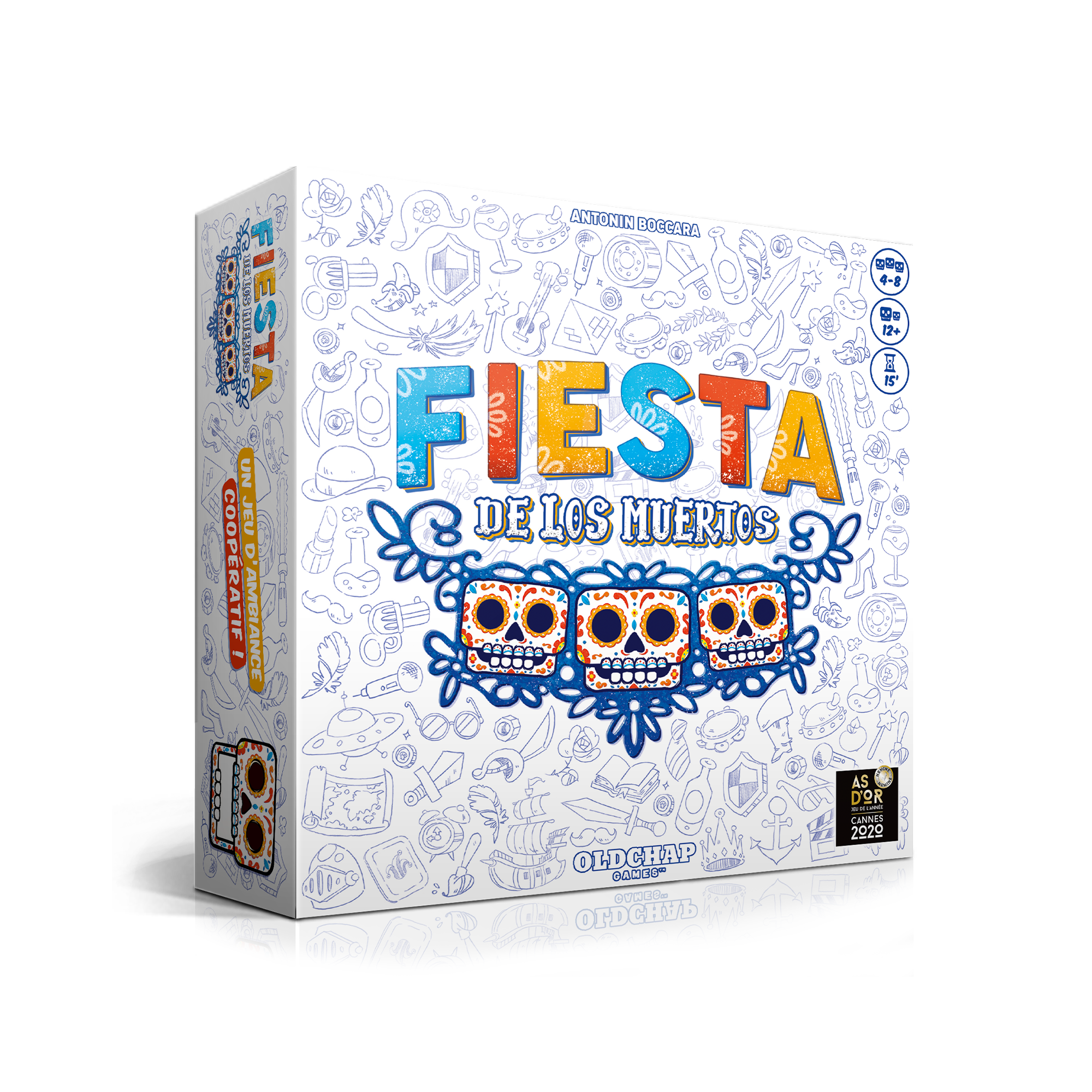 Jeu de société Fiesta de los muertos Multicolore