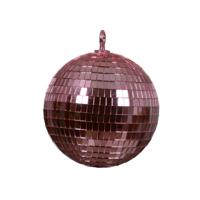 Décoration à suspendre Boule à facette Rose