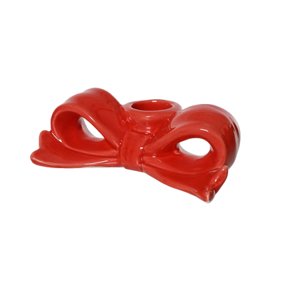 Bougeoir Noeud Rouge